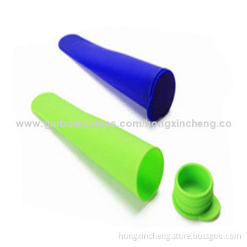 G-2014 Silicone Ice Pop Makers with Non-stick, Flexible and Easy to Clean